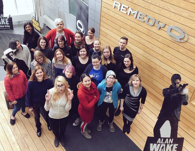 Desarrolladoras de Remedy en el Dia de la Mujer