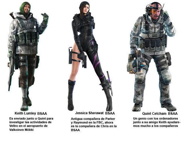 resident evil revelaciones 2 personajes