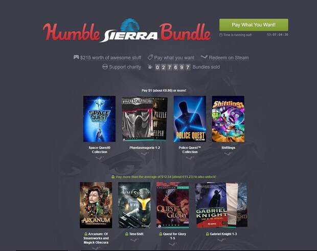 Nuevo Humble Bundle dedicado a los juegos de Sierra Imagen 2