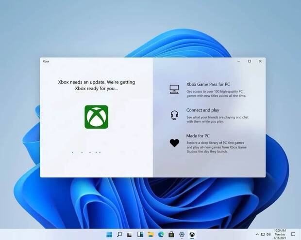 Nueva app de Xbox en Windows 11