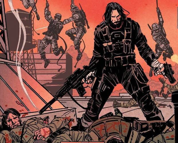 Comic Keanu Reeves