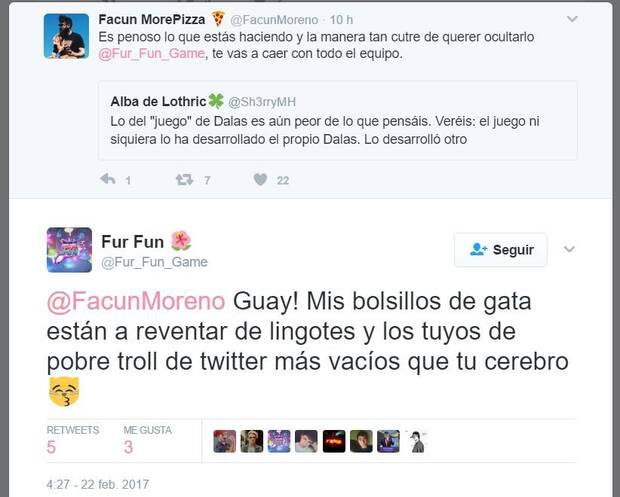 El juego de DalasReview insulta y humilla a sus crticos en Twitter Imagen 6