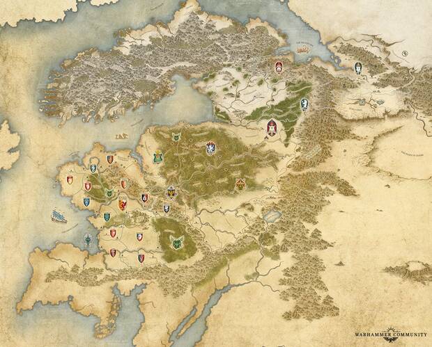 Warhammer The Old World Map