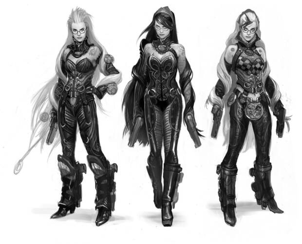 En un intento por hacer el personaje más atractivo en Occidente se diseñaron estilos como éstos.