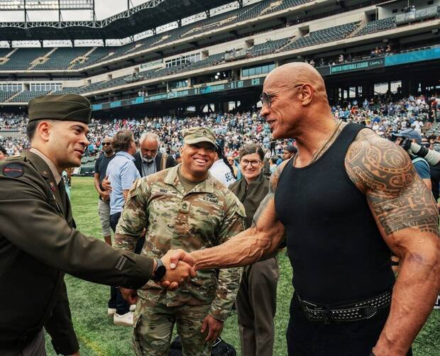 Dwayne Johnson Ejército de USA
