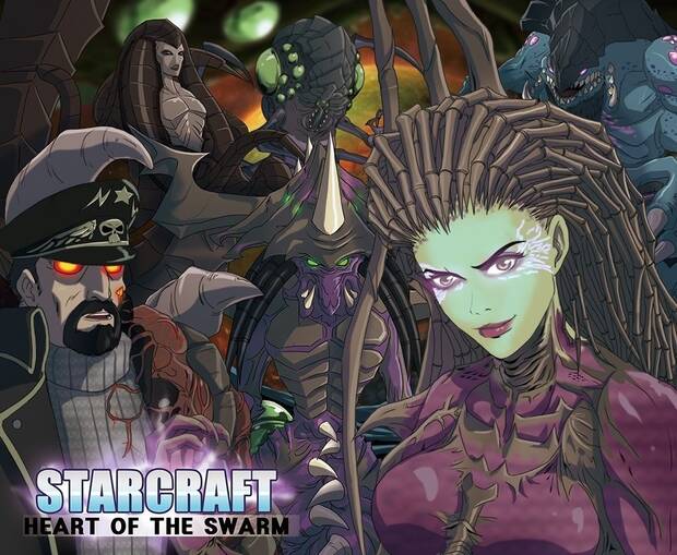 Reimaginan el videojuego StarCraft II como si se tratase de un anime Imagen 2