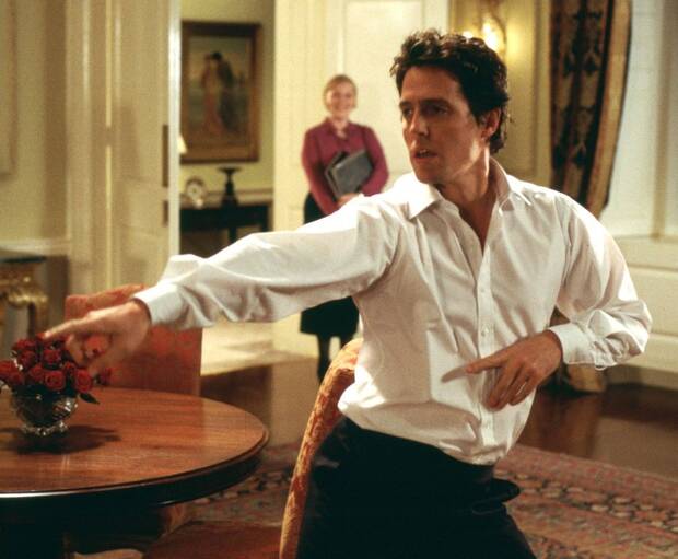 Hugh Grant en Love Actually