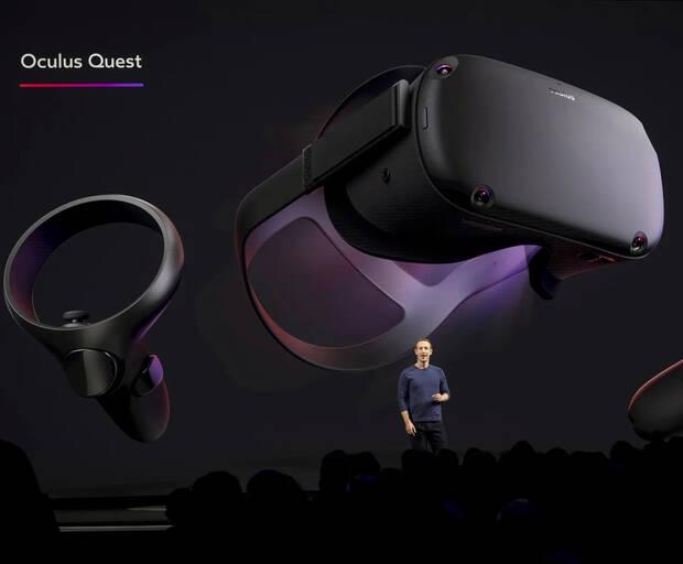 Mark Zuckerberg presentando Oculus Quest.