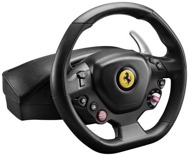 As es la rplica del volante del Ferrari 488 compatible con PlayStation 4 Imagen 2