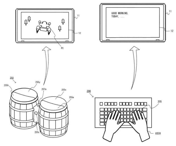 Nuevas patentes hablan de teclados y bongos como perifricos para Switch Imagen 2