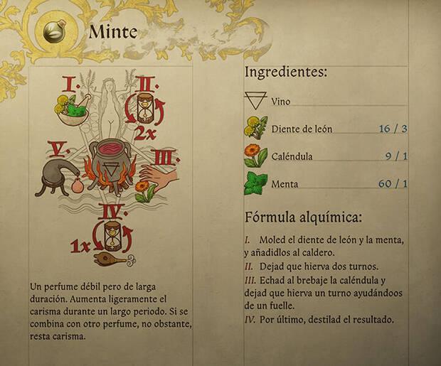 Kingdom Come: Deliverance 2 - Fórmula de la receta de alquimia Minte