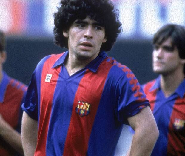 Maradona en el Barcelona