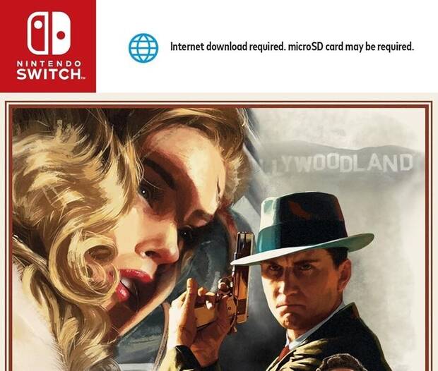 Portada de La Noire en Switch