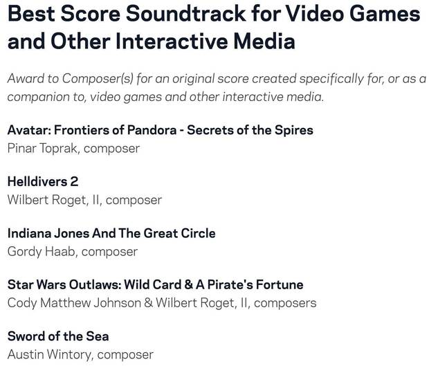 Clair Obscur: Expedition 33 no est nominado en los Grammy