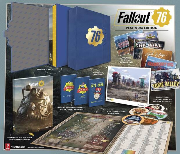 Fallout 76 presenta la edicin Platinum de su gua de juego Imagen 2