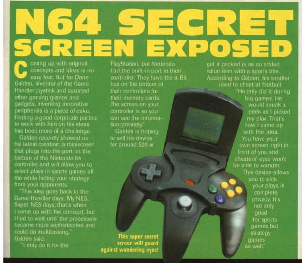 El accesorio Secret Screen de Nintendo 64 se muestra 20 aos despus de su anuncio Imagen 2