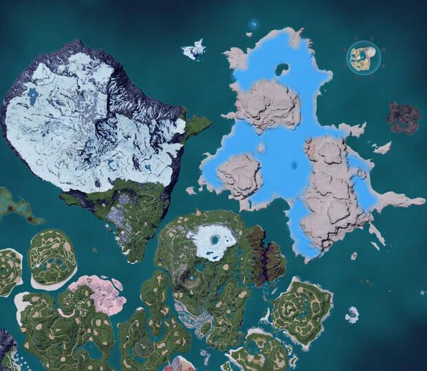 Palworld - Mapa con la localizaci�n del Pal Needoll Noct