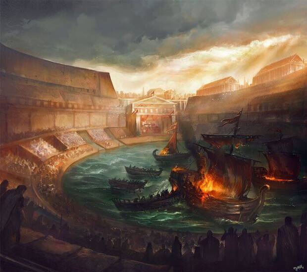Naumaquia Coliseo Roma