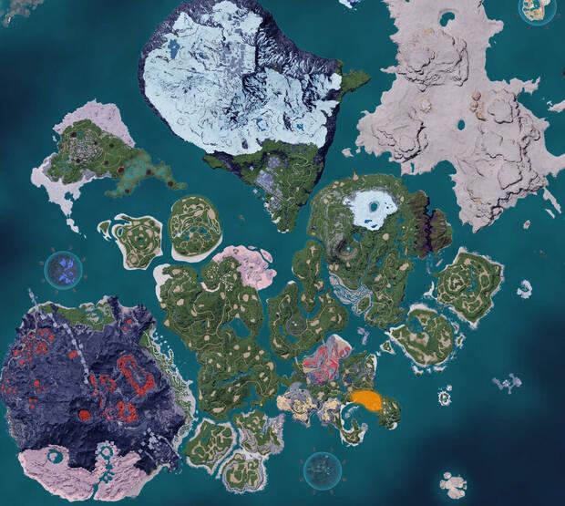 Palworld - Mapa con la localizaci�n del Pal Pupperai