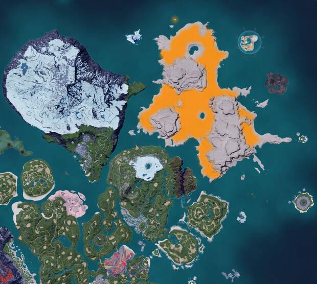 Palworld - Mapa con la localizaci�n del Pal Gildra