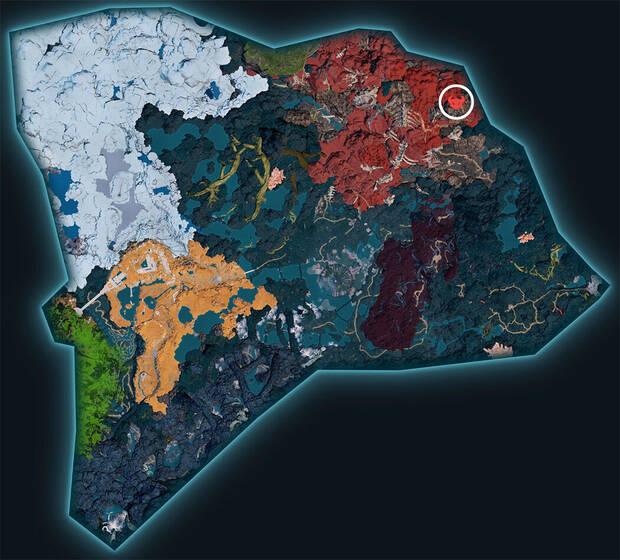 Palworld - Mapa con la localizaci�n del Pal Renjishi