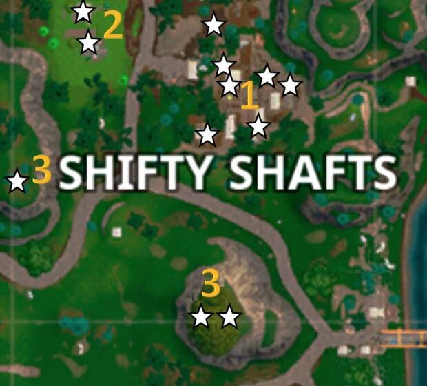 Fortnite: localización de cofres en Túneles tortuosos