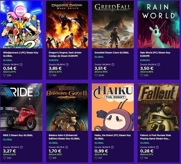 Los juegos m�s vendidos en Eneba por menos de 20, 10 y 5�. �Cu�l no has probado a�n? Imagen 4