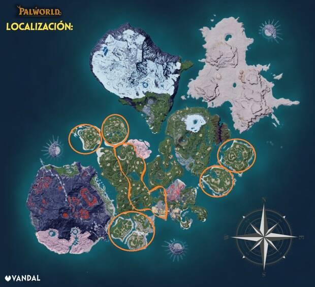 Palworld - Localización y hábitat de Direhowl