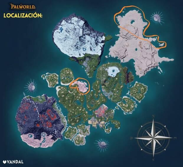 Palworld - Localización y hábitat de Hangyu