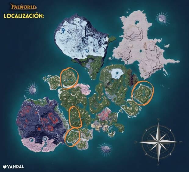 Palworld - Localización y hábitat de Ribbuny