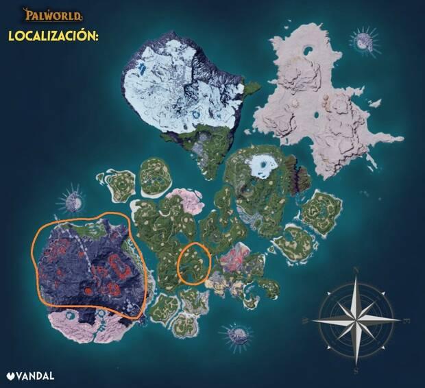 Palworld - Localización y hábitat de Vanwyrm