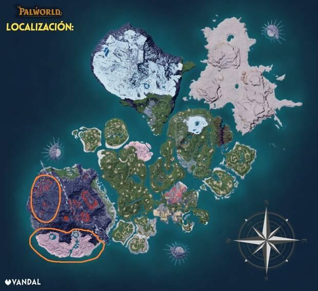 Palworld - Localización y hábitat de Ragnahawk