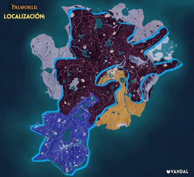 Palworld - Localización y hábitat de Azurmane