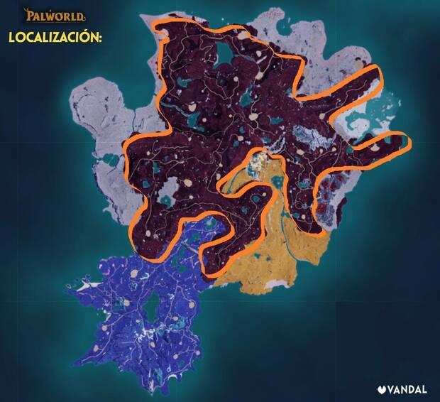 Palworld - Localización y hábitat de Prunelia
