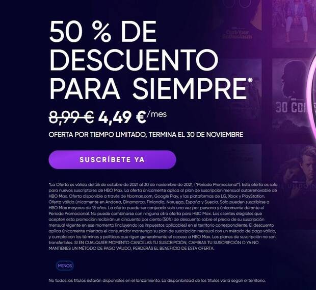 Nuevo Precio Mensual HBO Max