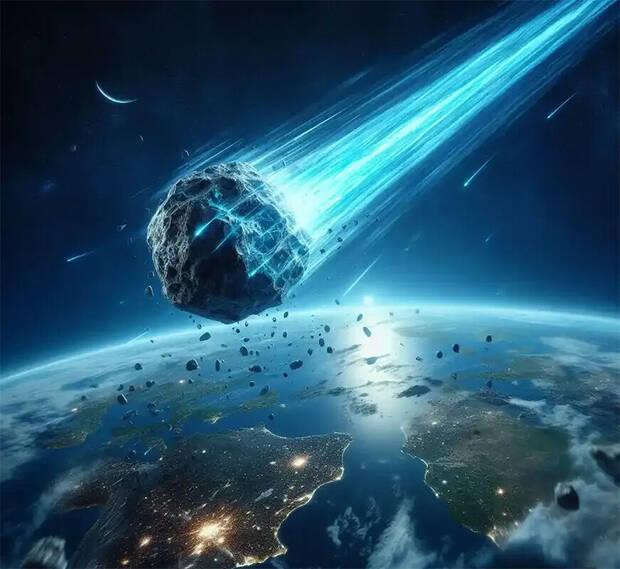 Qué habría sucedido si el bólido hubiese impactado en tierra