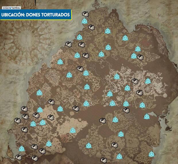Diablo 4 - Localización de todos los cofres de dones torturados misteriosos