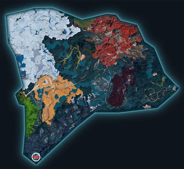 Palworld - Mapa con la localizaci�n del Pal Silvance