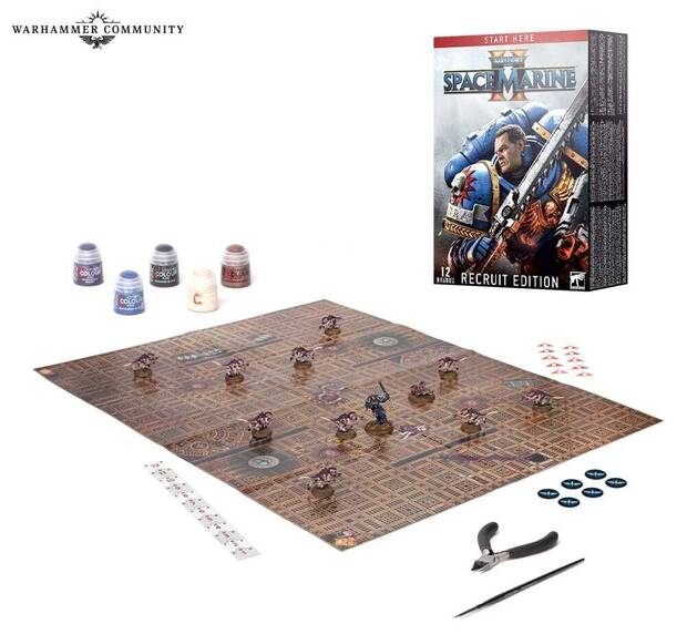Warhammer 40K Miniature Game Space Marine 2
