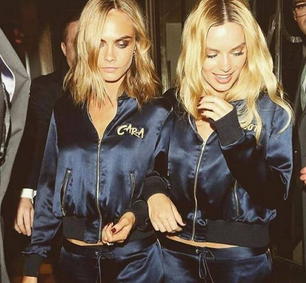 Margot Robbie Cara Delevingne