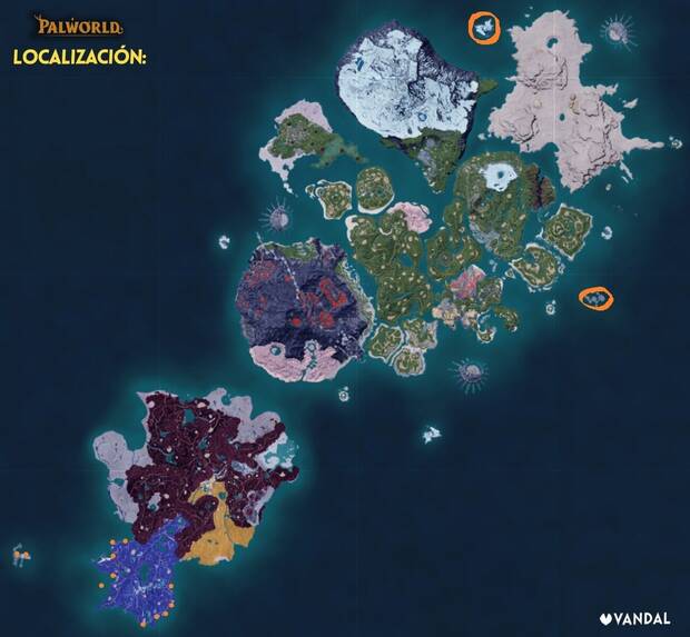 Palworld - Localización y hábitat de Whalaska