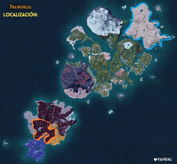 Palworld - Localización y hábitat de Tarantriss