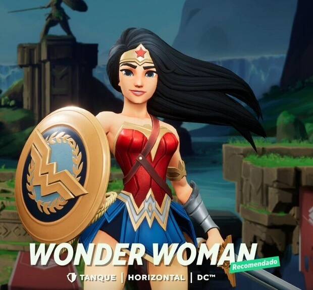 Multiversus - Imagen de perfil de Wonder Woman, personaje de DC