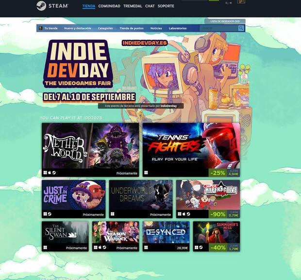 En Steam se pueden probar algunos de los juegos presentes en el IndieDevDay.