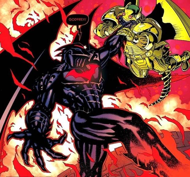 Batman usa el Hellbat para enfrentarse a parademonios