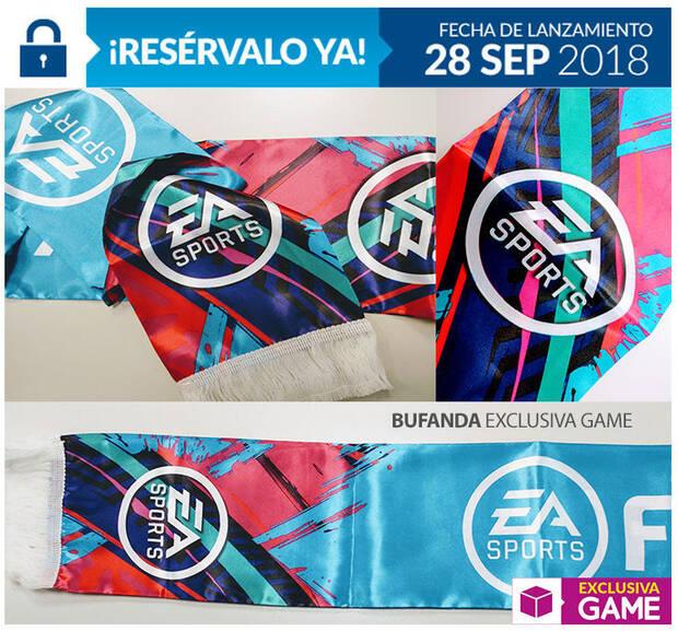 GAME nos regalar una bufanda exclusiva por reservar FIFA 19 Imagen 2