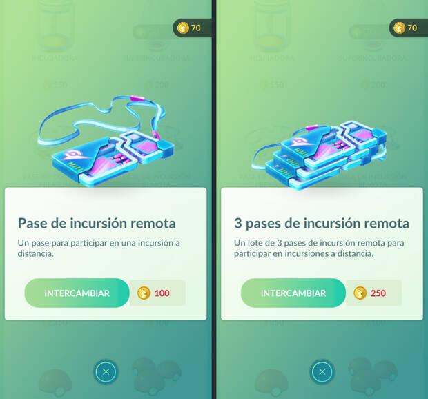 Pokmon Go - Pases de incursin remota