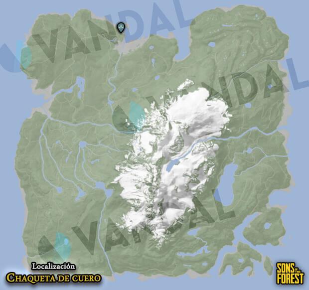 Sons of the Forest - Localización en el mapa Chaqueta de cuero #01