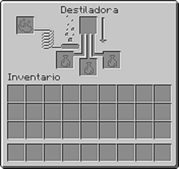 MINECRAFT - Interfaz de alquimia