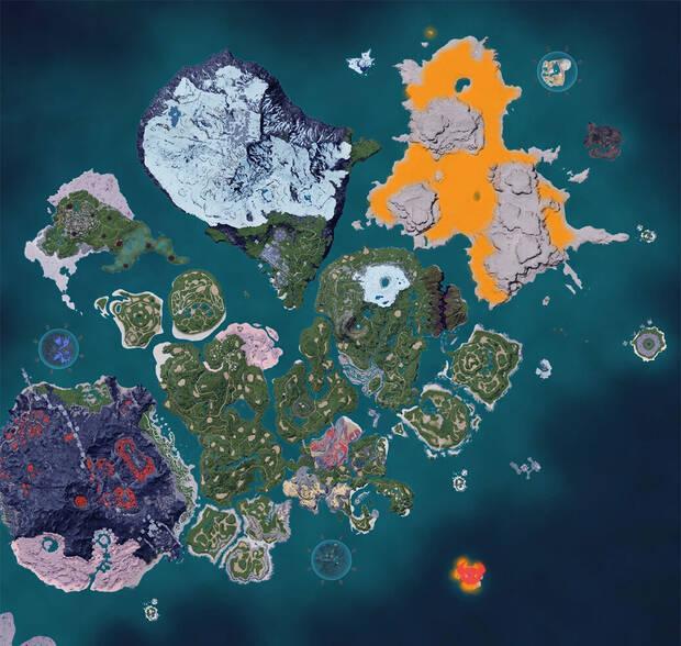 Palworld - Mapa con la localizaci�n del Pal Needoll